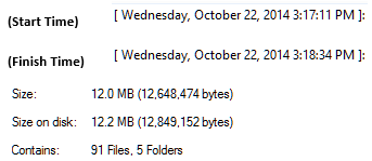 Resulting Report Files